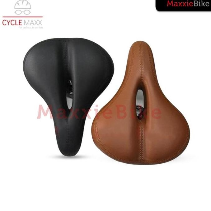 Promo, Cyclemaxx Tk2020 Sadel Jok Sepeda Shock Absorbing Bicycle Saddle Comfortable Sepeda Lipat Roa