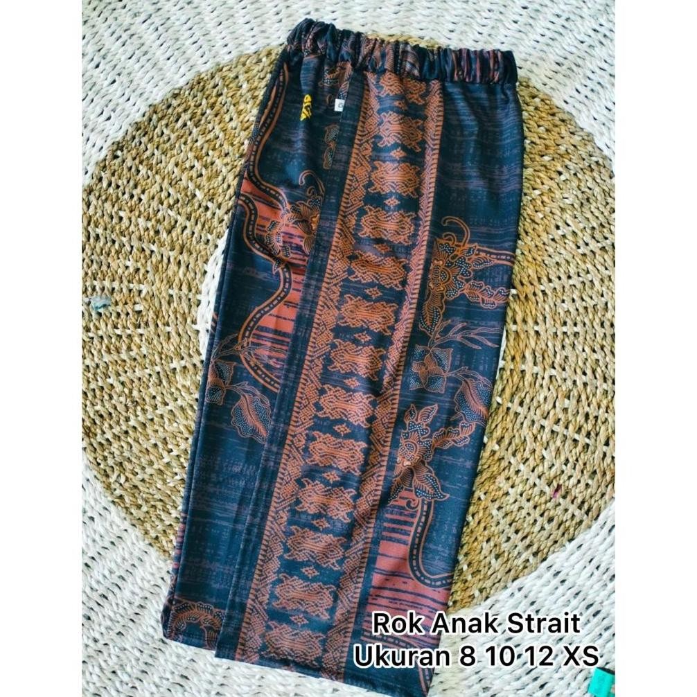 Terjangkau Rok Anak Bawahan Kebaya Anak Kamen Anak2 Muscrep Strait Kamen Moscref Anak Stretch Kamen 