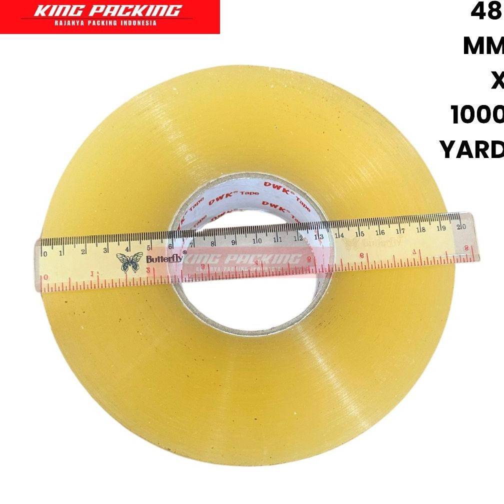 

New - Lakban Super Jumbo 48mm x 1000 Yard BENING/COKLAT ~