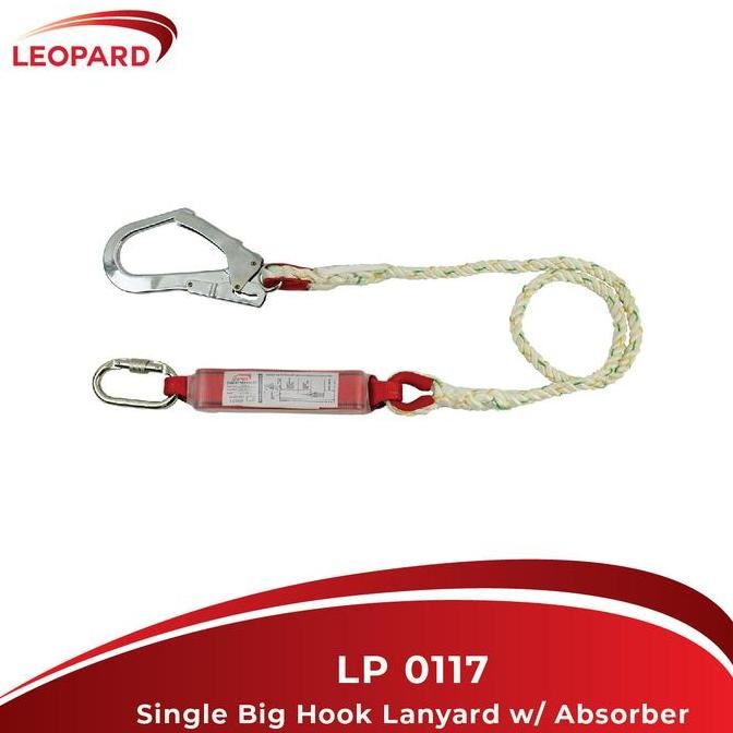 

TERMURAH - Lanyard LEOPARD Single Big Hook Lanyard + Absorber LP 0117