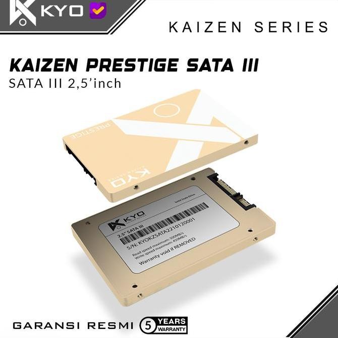 TERMURAH - SSD KYO KAIZEN 1TB PRESTIGE SATA III 2.5" 6GB/S SSD SATA 3
