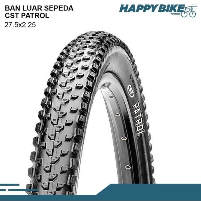 TERLARIS - CST Tire Ban Luar Sepeda MTB Cross Country Patrol 27.5 x 2.25 Nylon Ban Sepeda Gunung