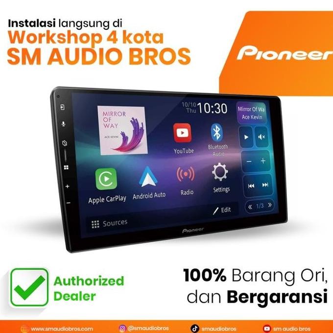 * Pioneer Dmh Ap6650Bt Head Unit 9 Inch Apple Car Play & Android Auto *