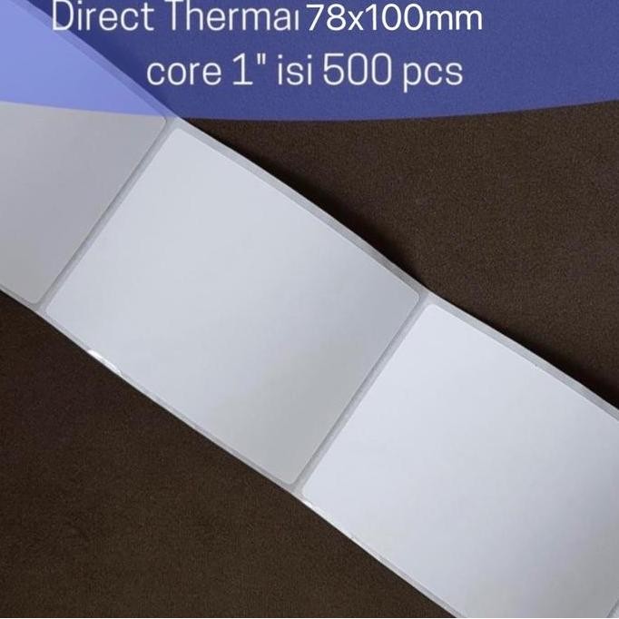 

Baru Kertas Label Sticker Bare 78X100 Mm - Direct Thermal Printer Label
