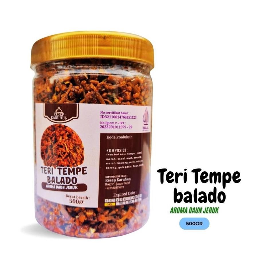 

Teri Tempe Balado Masakan N Tanpa Pengawet