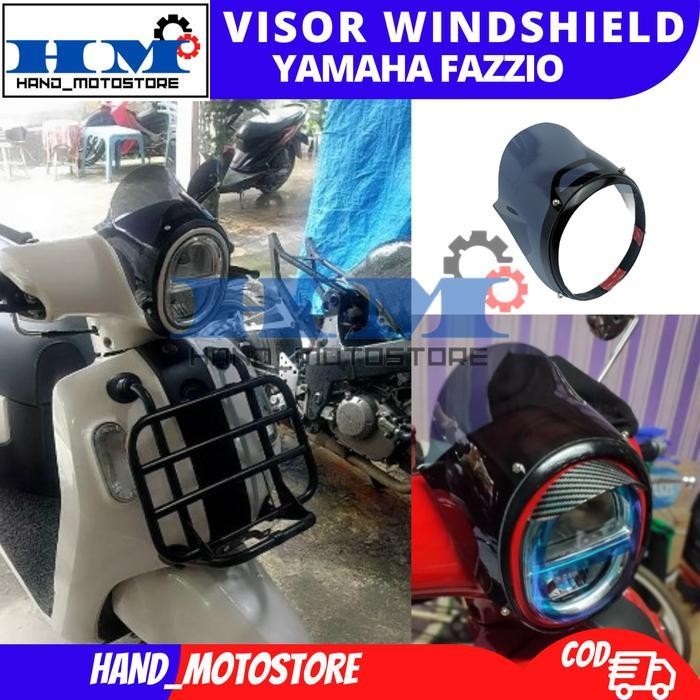 [Cod] Visor Windshield Fazzio / Cover Windshield Fazzio / Cover Headlamp Speedometer Yamaha Fazzio 1