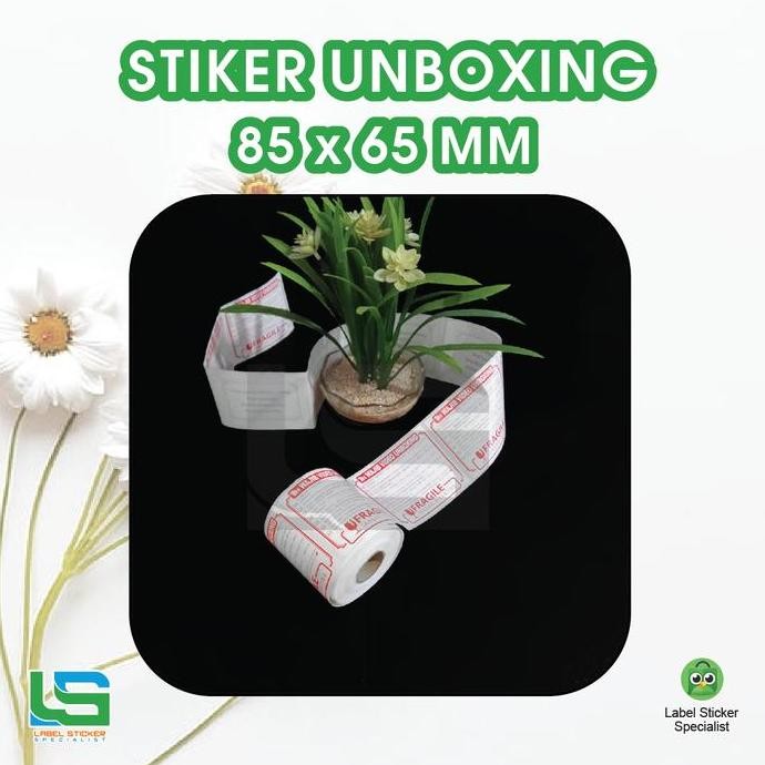 

Baru Stiker Fragile Wajib Video Unboxing - Label Pengiriman Ukuran 85X65Mm
