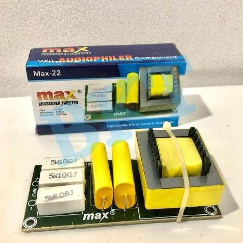 Original Kit Crossover Tweeter Max Modul Audio Mobil Speaker Komplit Sound System
