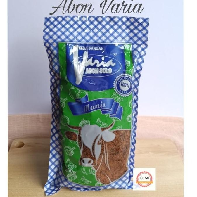 

Abon Sapi Asli Varia 250 G. Oleh -Oleh Khas Solo #Gratisongkir