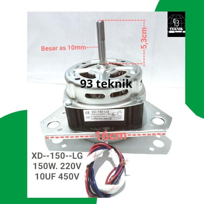 Original Dinamo Pencuci Mesin Cuci LG 2 Tabung Original