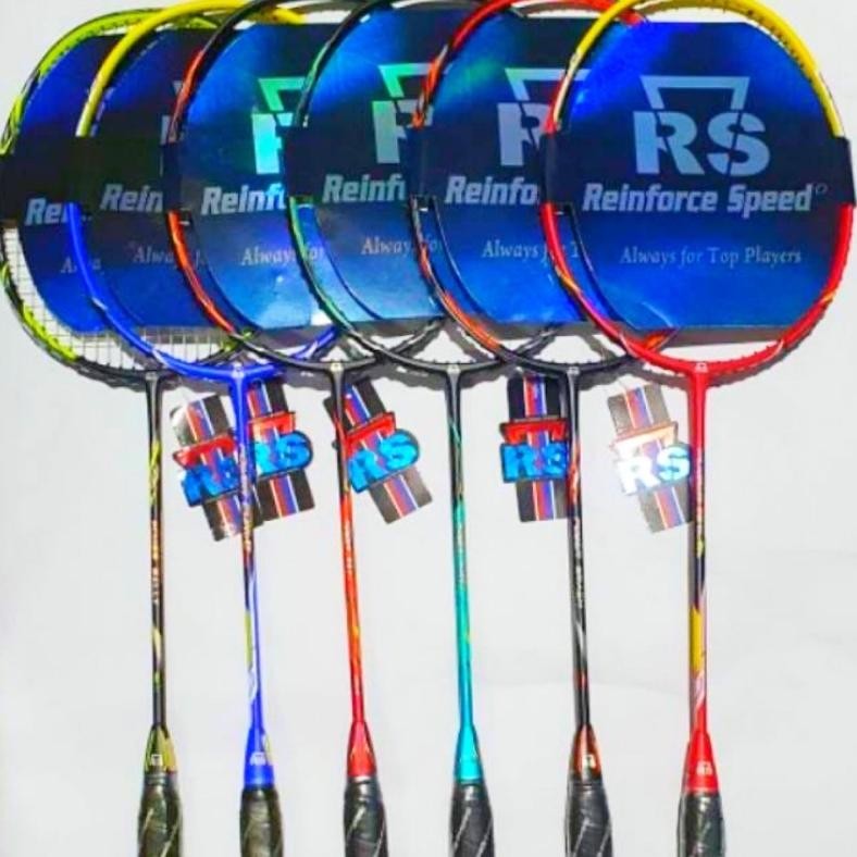 [Free Pasang Senar] Raket Badminton RS Power Rally / Pure / Max / Smash / Arc Bonus Senar