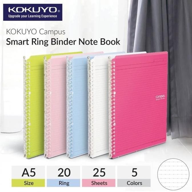 

TERLARIS - Kokuyo Smart Ring Binder L-SP130(A5)