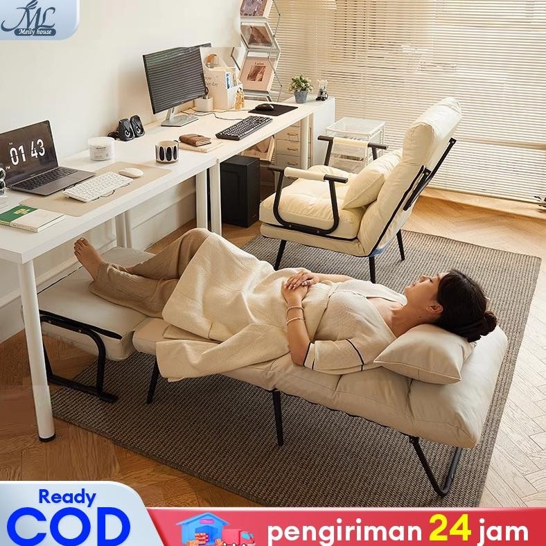 Kursi Malas Lipat Kursi Santai Kursi Sofa Ranjang Lipat Tempat Tidur Lipat Folding Bed Minimalis