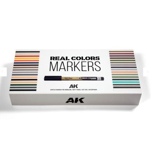 

REAL COLORS MARKERS ACRYLIC MARKER FOR MODELING , MATT FINISH , FAST DRY , WATERPROOF RCM150 - MODEL KIT PAINT ORIGINAL DAN TERPERCAYA