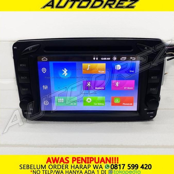 * Headunit Android 10 Mercy C-Class W203 Th 2000 - 2003 Tercanggih *