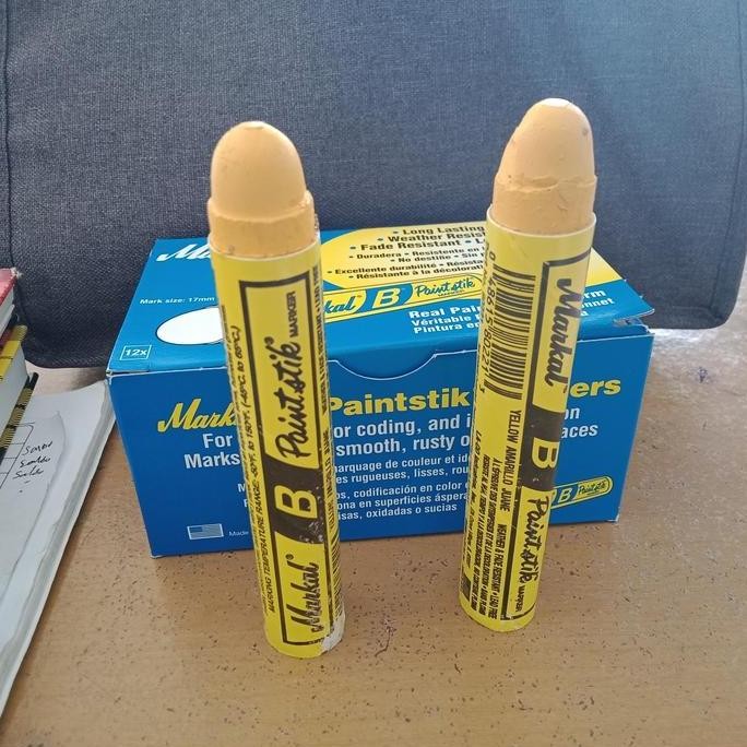 

PAINT STICK MARKAL B YELLOW MARKER LOGAM MARKER KARET PENANDA LOGAM ORIGINAL DAN TERPERCAYA