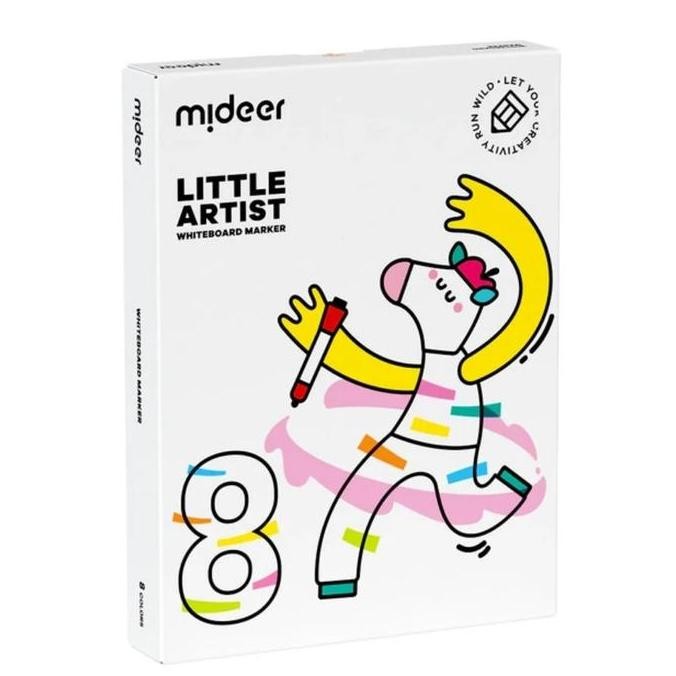

MIDEER WHITEBOARD WATER PAINTING FLOATING MARKER WASHABLE 8 COLOUR ORIGINAL DAN TERPERCAYA