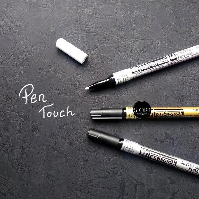 

SAKURA PEN TOUCH PAINT MARKER FINE POINT SET 3 COLOUR METTALIC METALIK ORIGINAL DAN TERPERCAYA