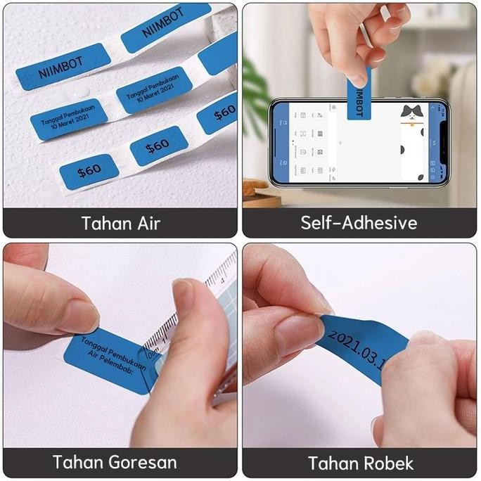 

Baru Printer Stiker Bulat Anti Air Niimbot D101 - Label Harga Waterproof