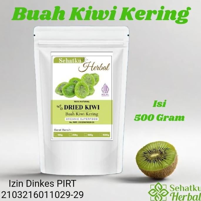 

Sehatkuherbal Dried Kiwi : Buah Kiwi Kering Isi 500 Gram #Gratisongkir