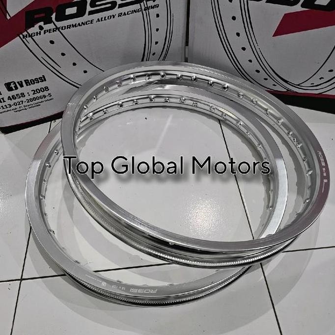 VELG VROSSI SILVER RING 17 DAN 18 SEPASANG SEMUA MOTOR MOTORCYCLE