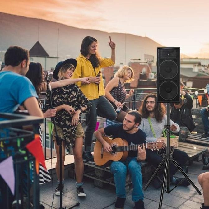 DISKON GMC SPS-601B STAND SPEAKER BESI TRIPOD 2 METER TIANG PENYANGGA SPEKER