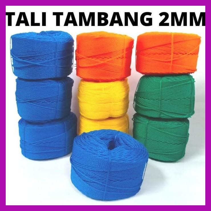 

(Terbaru) Tali Tambang 2Mm Per Roll - Tali Tampar / Tali Layangan / Tali Pertanian - Tali Tenda