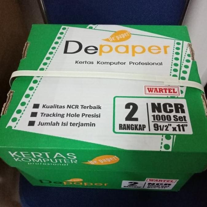 

TERBARU - 2 Ply Wartel Kertas Continuous Form Depaper 9 1/2 x 11