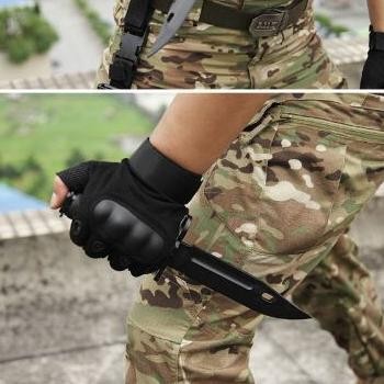 ''Terlaris" Dummy Knive Tactical Pisau Thermo Plastic Rubber M9 Realistis Csgo