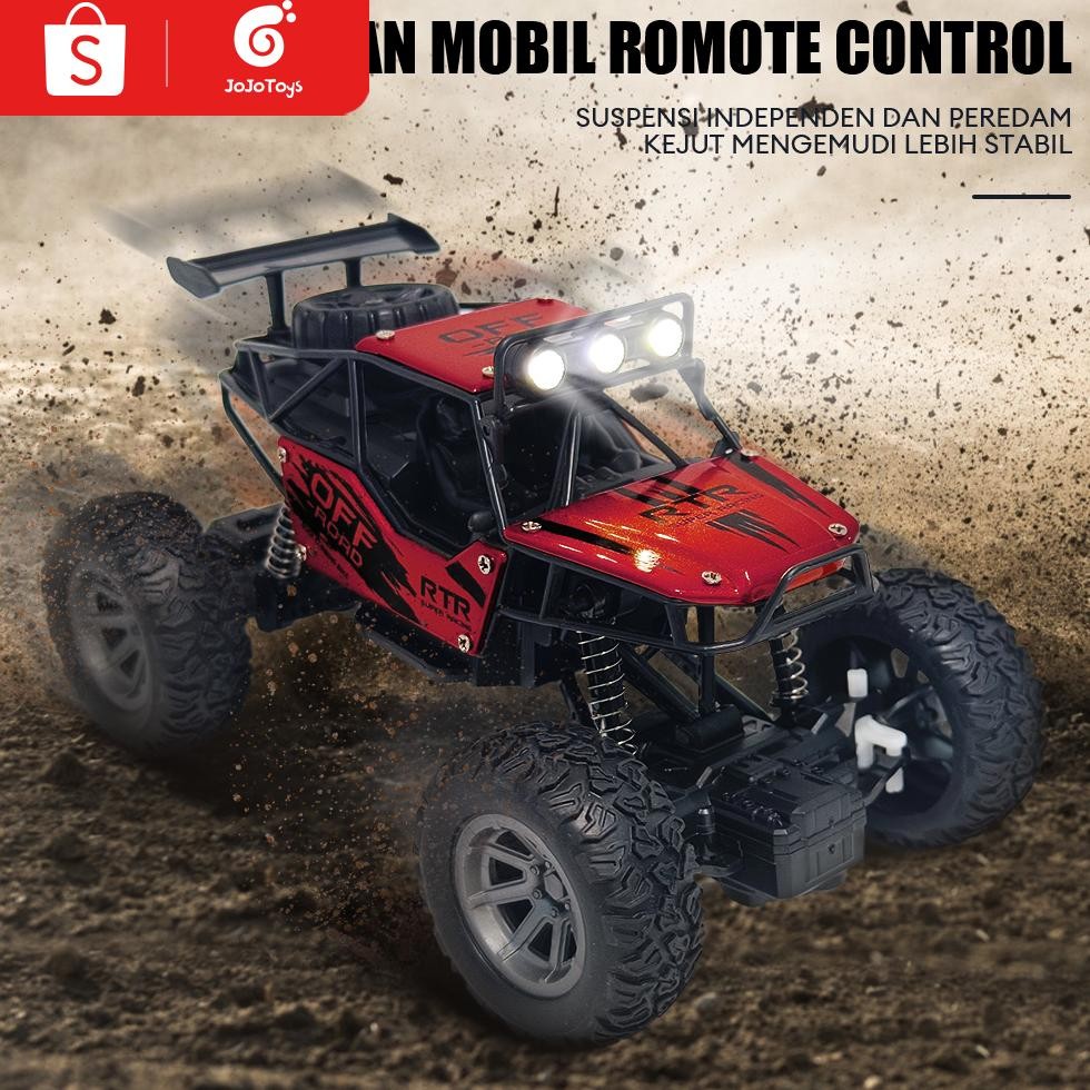 Bas-12 Jojotoy Mobil Remote Control Besar Rc Offroad Alloy Mobil Remote Rock Climber 2Wd 1:18 Mobil 