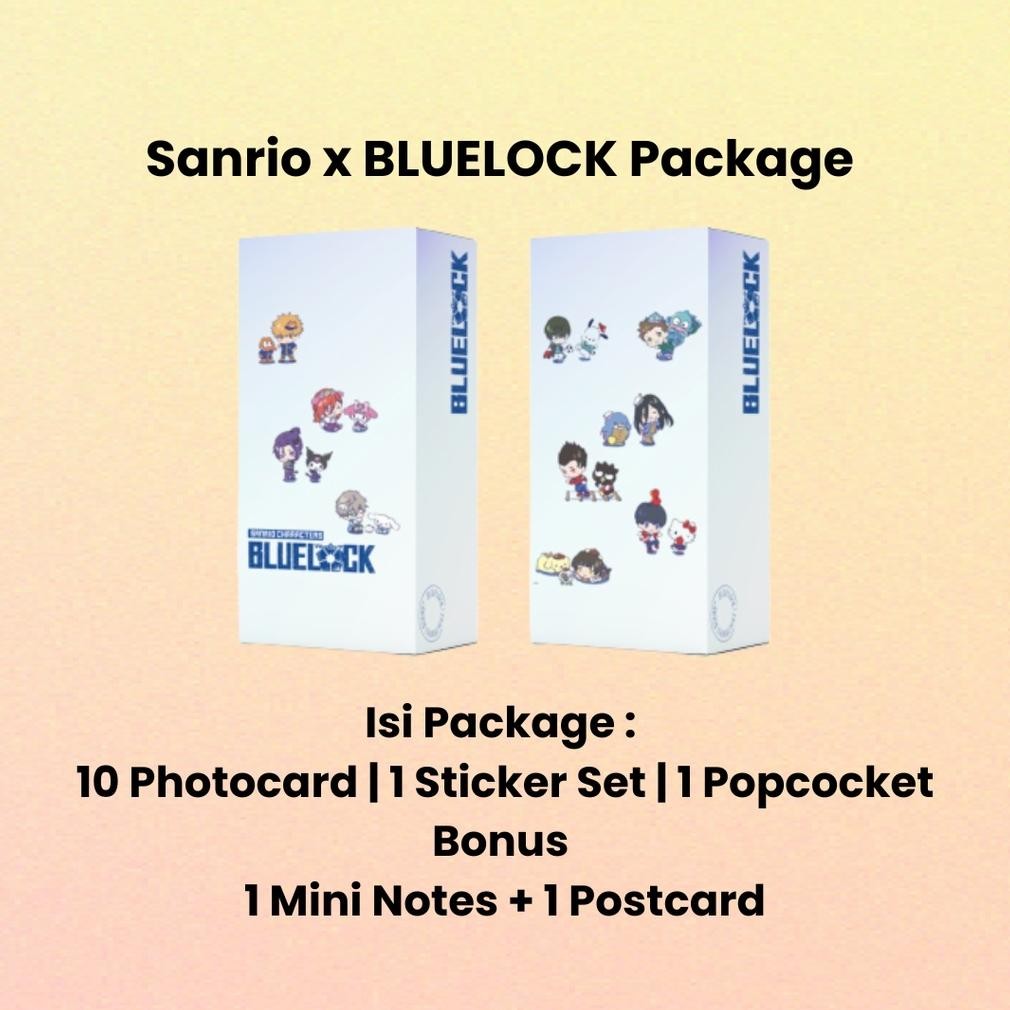 Best Seller Blue Lock X Sanrio Package