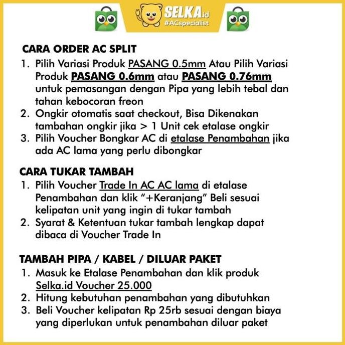 TERLARIS - DAIKIN FTKQ25UVM4 + PASANG 1PK 3M / FTKQ25 AC SPLIT INVERTER 1PK