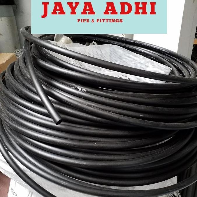 +++++] Pipa Hitam HDPE 25mm (3/4") - Maspion SDR17 PN10 Saluran Air Bersih PDAM