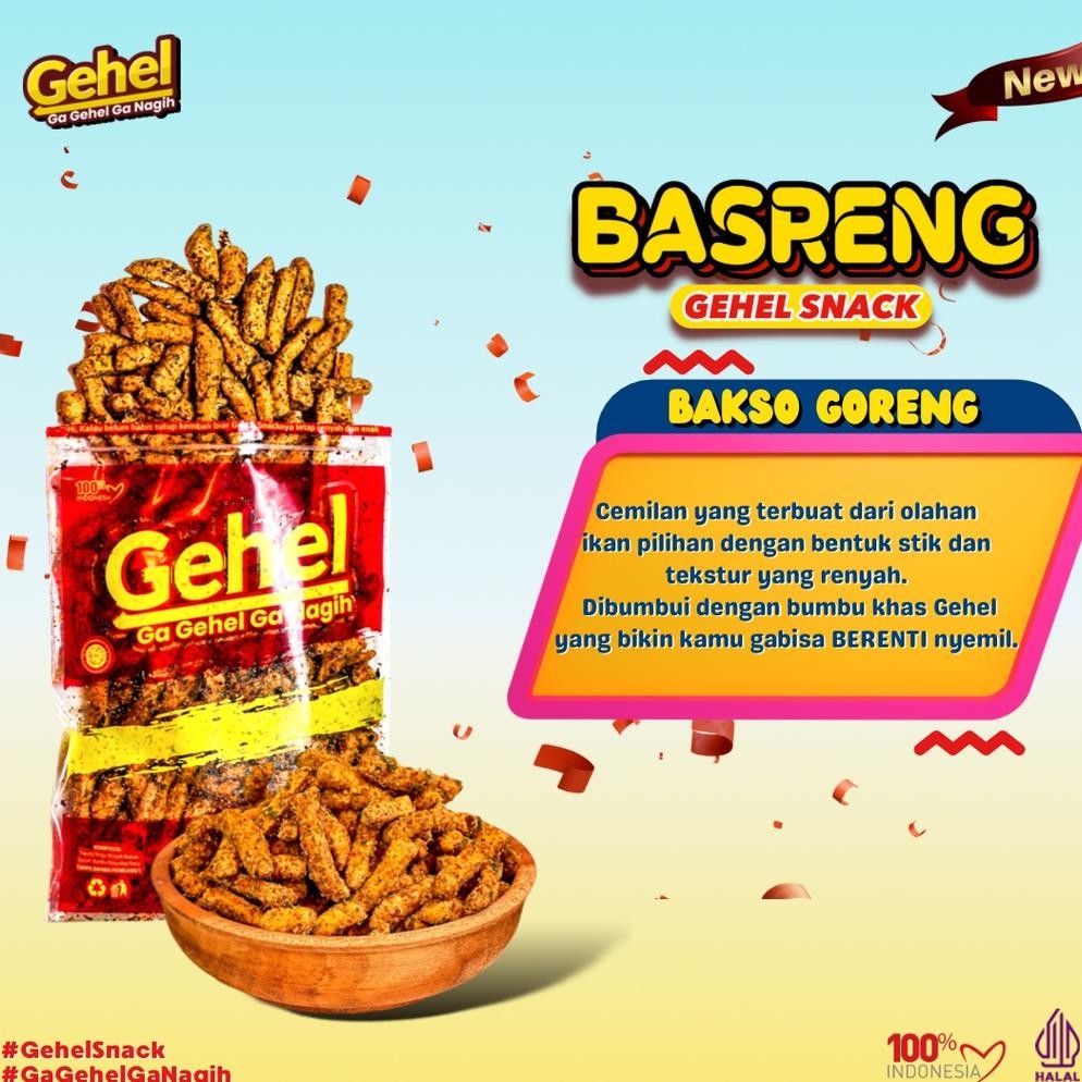 

Gehel Paket Basreng Bestie - Makanan Ringan