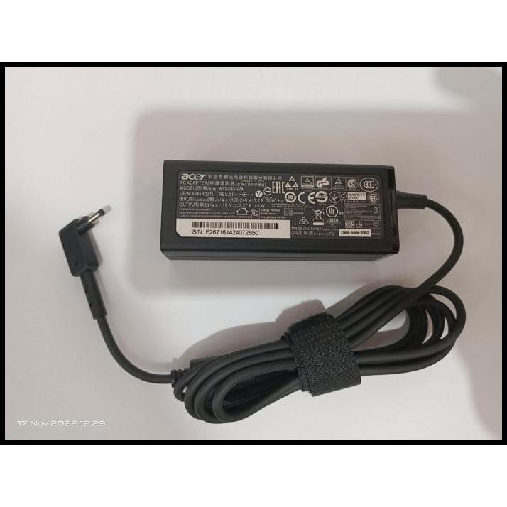 Adaptor Chager Acer ADP-45FE F ADP-45HE D 19V 2.37A DC 3.0 x 1.1mm 45W