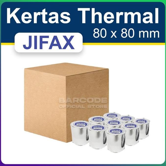 

( 1 Dus ) Kertas Thermal 80 x 80 mm Paper Roll Kasir Epson TM-T82