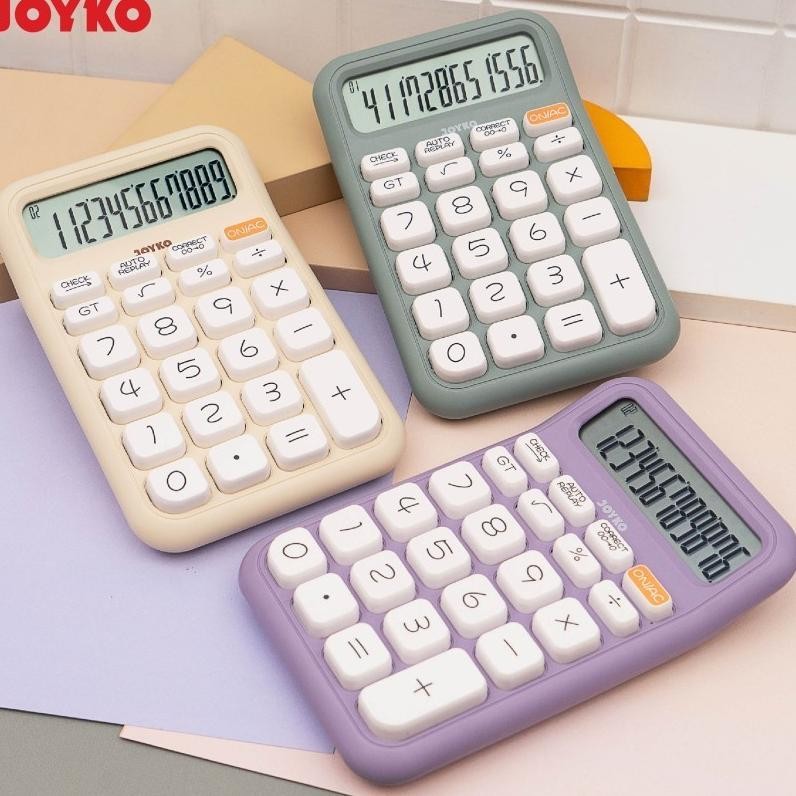 

Kalkulator Stylist Joyko Cc62Co Calculator Cek Ulang Pastel Color Fancy Cc62Co