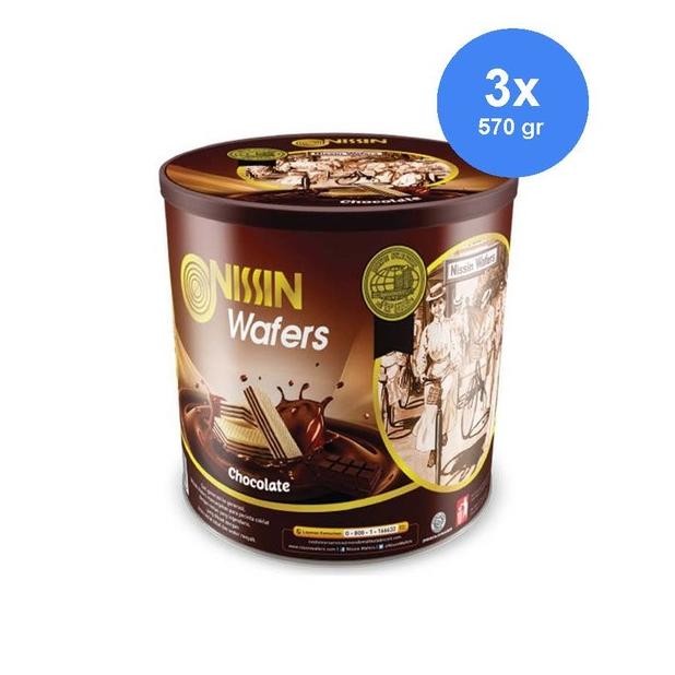 

Nissin Wafers Chocolate 570 gr x 3