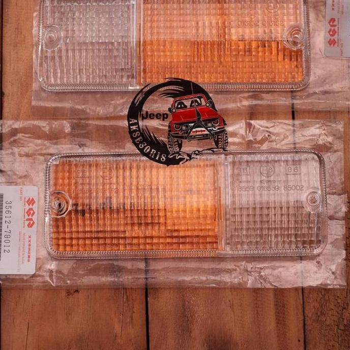 Mika Lampu Sein Bumper Jimny Katana Atau Samurai Set Kiri Dan Kanan Asli
