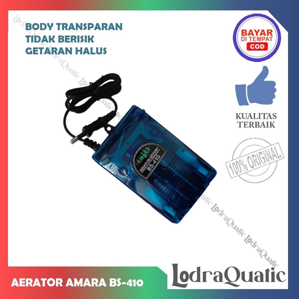 AERATOR AMARA 2 LUBANG BS-410 AMARA BS-410 AERATOR 2 LUBANG MESIN GELEMBUNG AMARA AQUARIUM 2 LUBANG