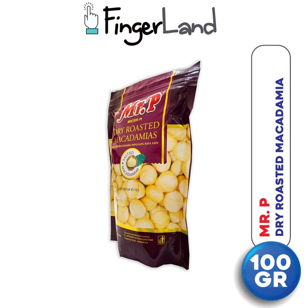 

MR. P Dry Roasted Macadamias 100 gram Kacang Macadamia Panggang