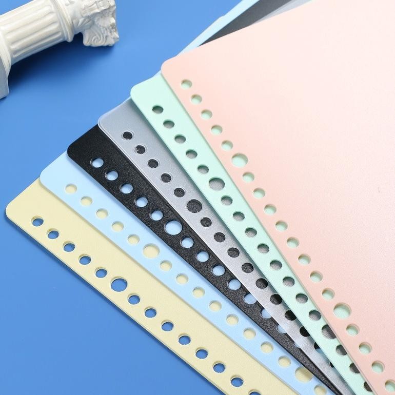 

SHINSDAY (2pcs) Cover Sampul Binder DIY Bahan Mika Tebal A5 20 Ring dan B5 26 Ring