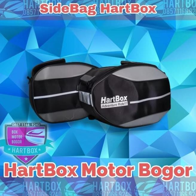 Tas Samping SideBags HartBox Silver Tas Touring Versys Byson CB Vario