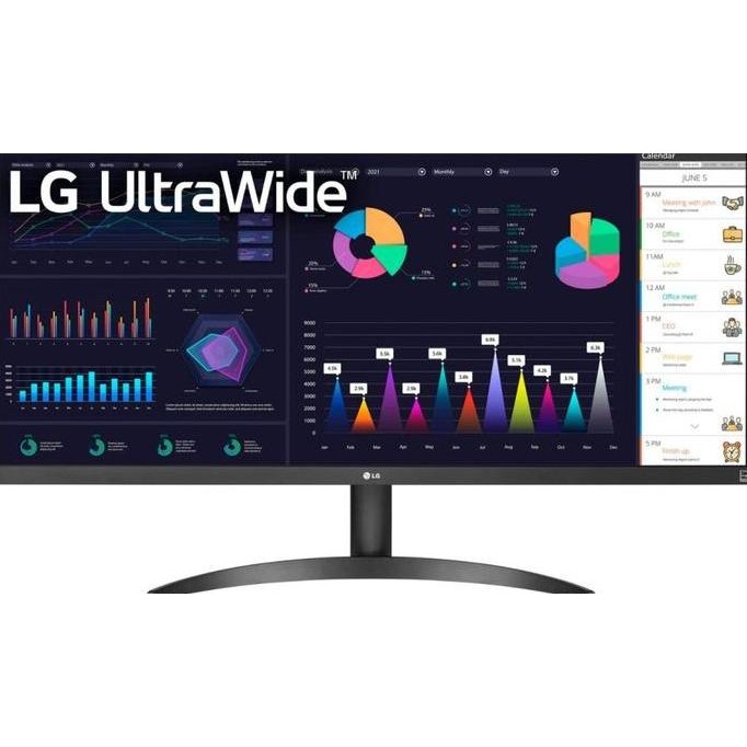 Monitor LG 34" 34WQ500 UltraWide FHD HDR FreeSync Garansi Resmi