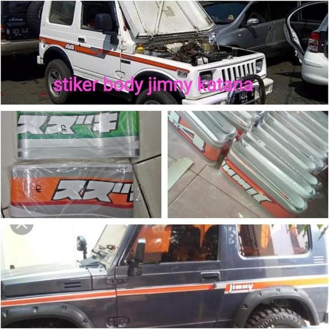 Stiker Body Untuk Suzuki Katana Jimny Restock
