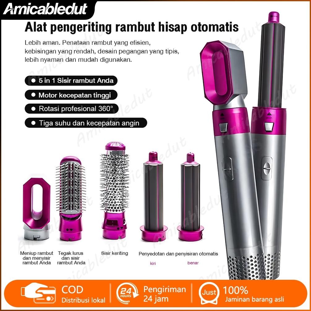 Terlaris Ready & CodHair Dryer 5 In 1 Professional Perawatan Salon Alat Pengering Rambut Mini Hair D