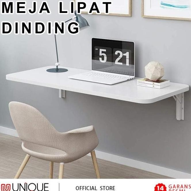 READY MEJA LIPAT DINDING MINIMALIS MEJA MAKAN BELAJAR GANTUNG LAPTOP XW1