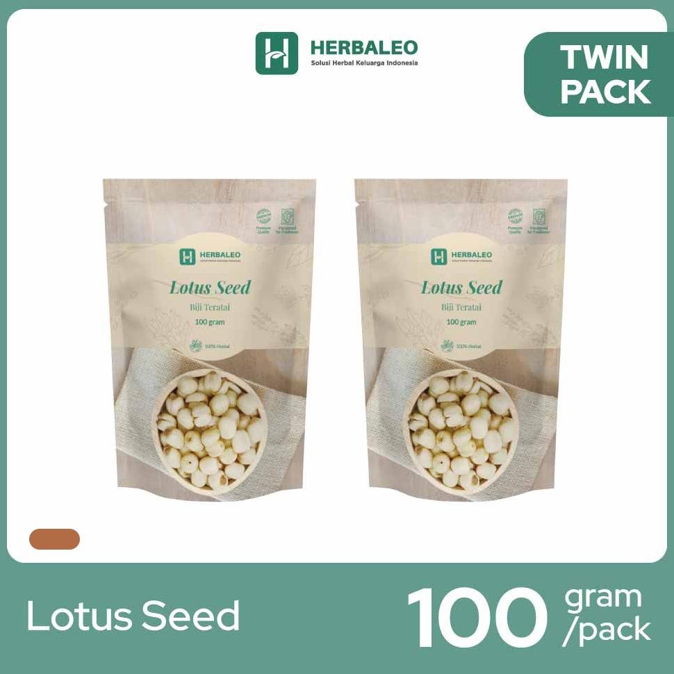 

Herbaleo - Twinpack Lotus Seeds 100 gram ( Biji Teratai )