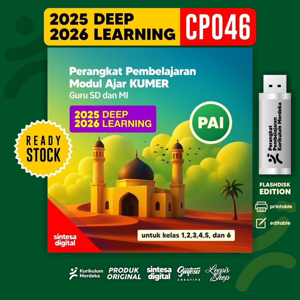 FD RPP MODUL AJAR KURIKULUM MERDEKA DEEP LEARNING PAI SD KELAS 123456 REVISI TERBARU CP 046 TA 2025-