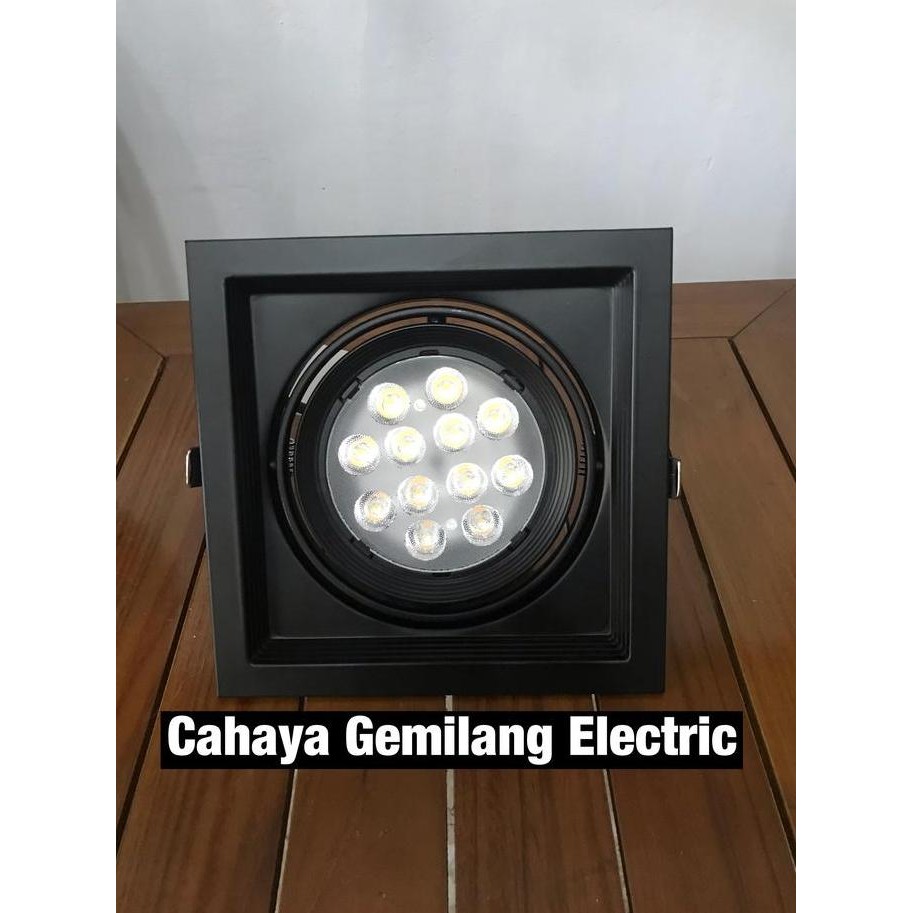 Kap Lampu Downlight Ar111 Ar 111 Halospot Led Sorot 12W 12Watt Qr